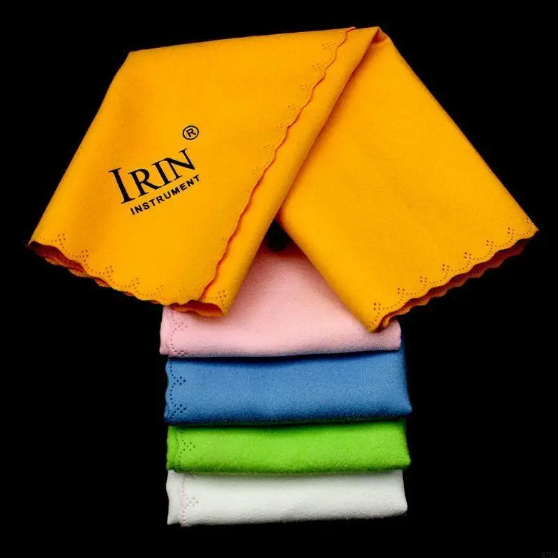 5 Pack Microfiber Guitar Cloths for Guitar, Violin, Piano, Clarinet, Trumpet