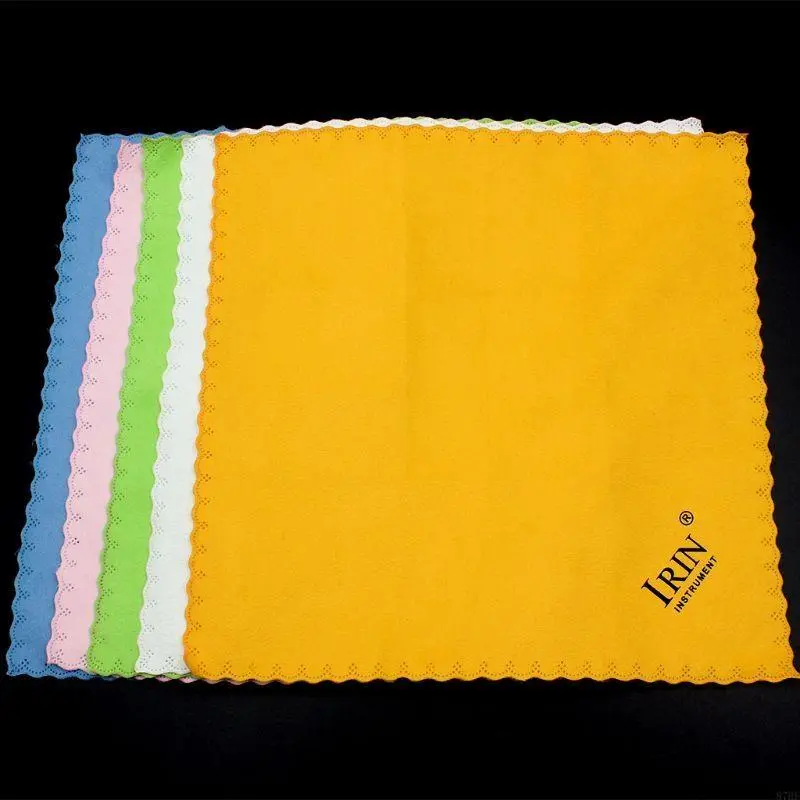 5 Pack Microfiber Guitar Cloths for Guitar, Violin, Piano, Clarinet, Trumpet