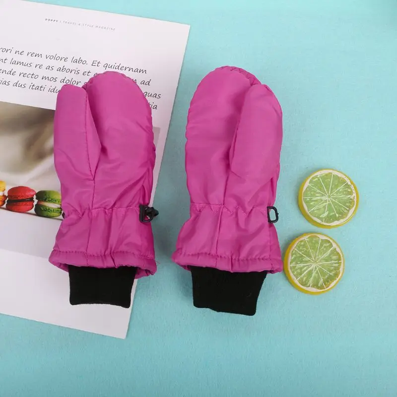 Thermal Ski Gloves Children Kids Winter Fleece Waterproof Warm Child Snowboard Snow Gloves Mittens for Skiing Riding перчатки