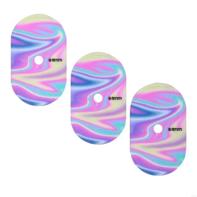 3pcs Tire Sticker Tire Air Nozzle Fixed Sticker Bike Pad Stickers