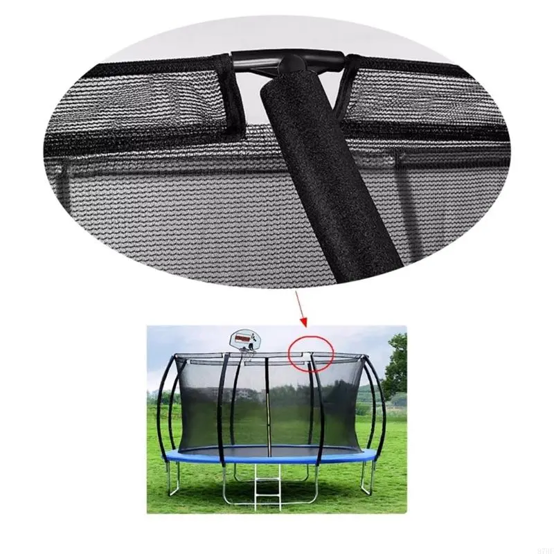 5Pcs T Shaped Pipe Sleeve Fittings Replacement Trampoline Poles Cover Enduring