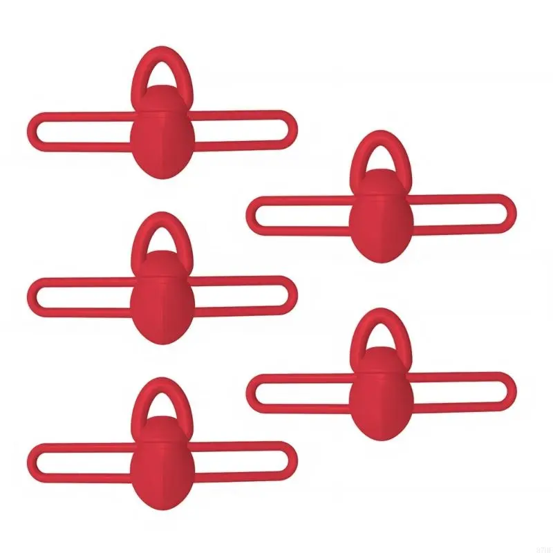 5pcs Quickly Release Fishing Hook Holder High Elastics Baits Hook Holder for Multiple Artificial Lures and Hook