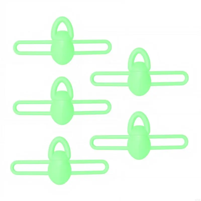 5pcs Quickly Release Fishing Hook Holder High Elastics Baits Hook Holder for Multiple Artificial Lures and Hook