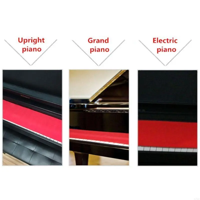 Washable Cover Piano Clean Care Piano for Key Dust-proof Cloth No Fadi