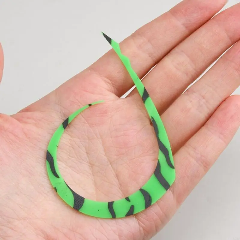 5Pcs Soft Spare Curled Tails Tie Silicone Streamers Jig Lures Octopuses Hook Streamers Replacement Jig Lures Accessories