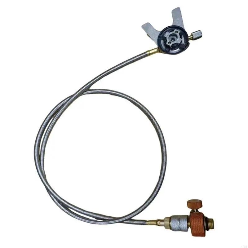 Outdoor Camping Stove Adaptor Replacement Gas Burners Head Adapter Split Type Gas Filling Adapter Enduring
