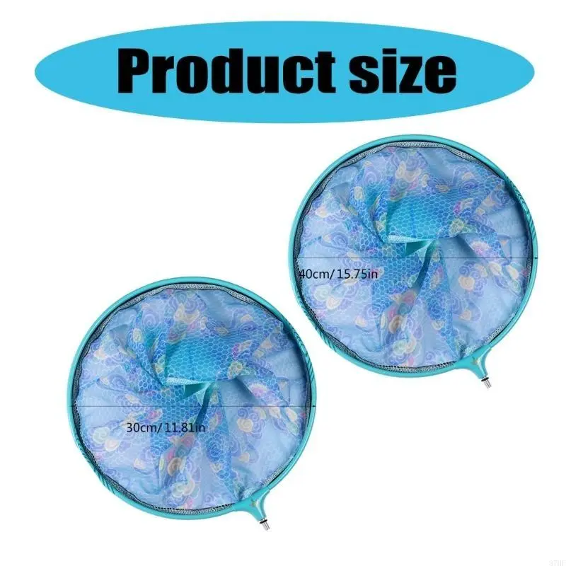 30cm/40cm Fishing Net Head Fish Landing Net without Handle for Safe Fish Catching or Releasing Fishing Tools Accessories