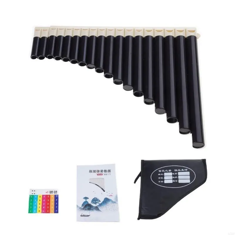Beginner's C Key Pan Flute Traditional Musical Instrument Student Practice Flute for Easy Learning and Practice
