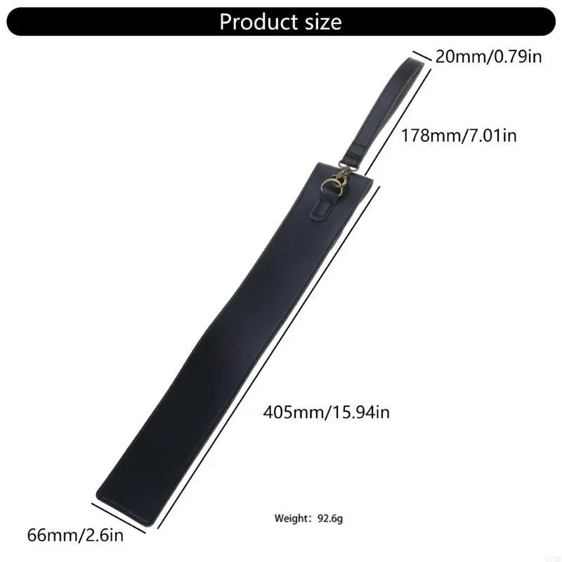 Portable Drumstick Protective Case Waterproof PU Leather Drumsticks Storage Bag Percussion Instrument Accessories