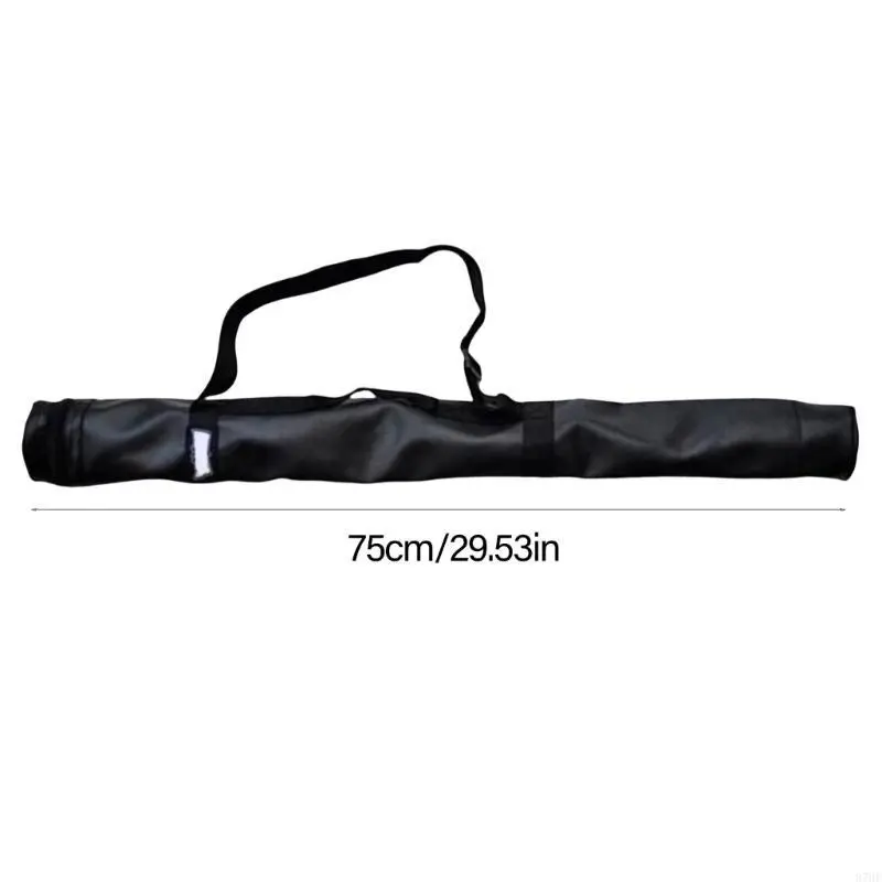 Baseball Bat Backpack Leather Cue Case Carry Bag Cover Portable Cue Bag Bat Protector Bag Enduring