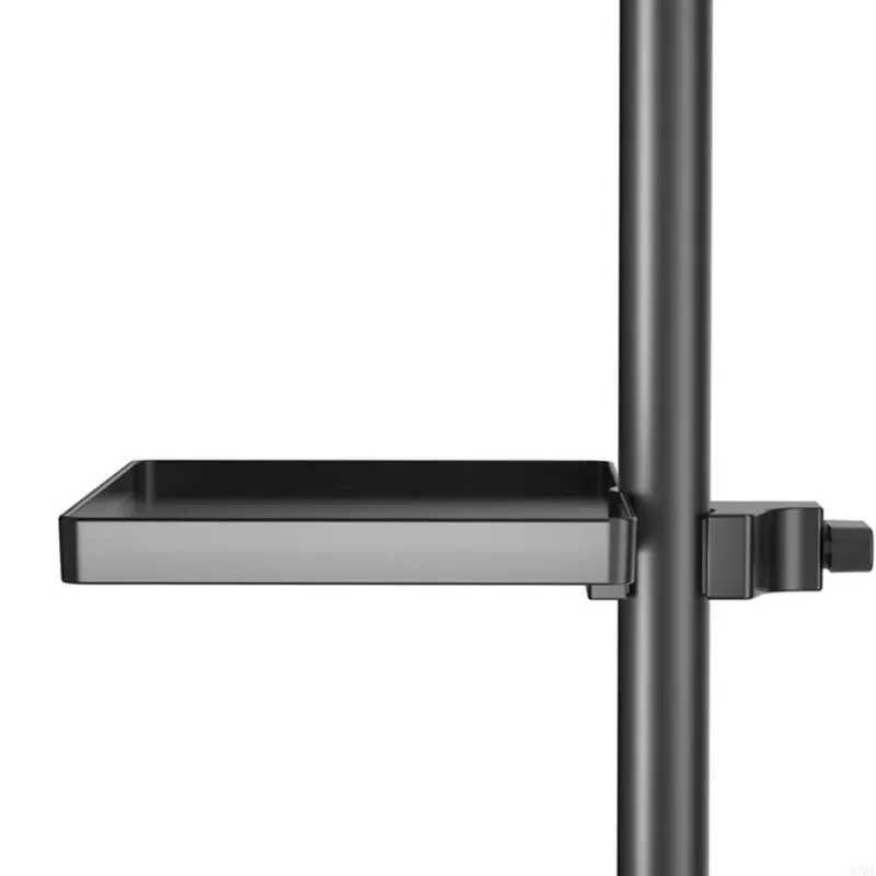 Universals Microphone Stand Tray Adjustable Mic Stand Tray Clamp On Shelf Stand Sound Card Tray Clip Holder Easy to Use