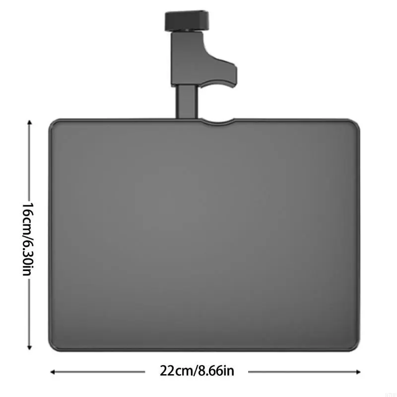 Universals Microphone Stand Tray Adjustable Mic Stand Tray Clamp On Shelf Stand Sound Card Tray Clip Holder Easy to Use