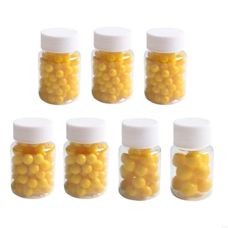Bottled Simulation Corn Baits Floating Ball Baits Corn Flavor Fishing Float Beads 8mm/10mm/14mm Silicone Fishing Lures