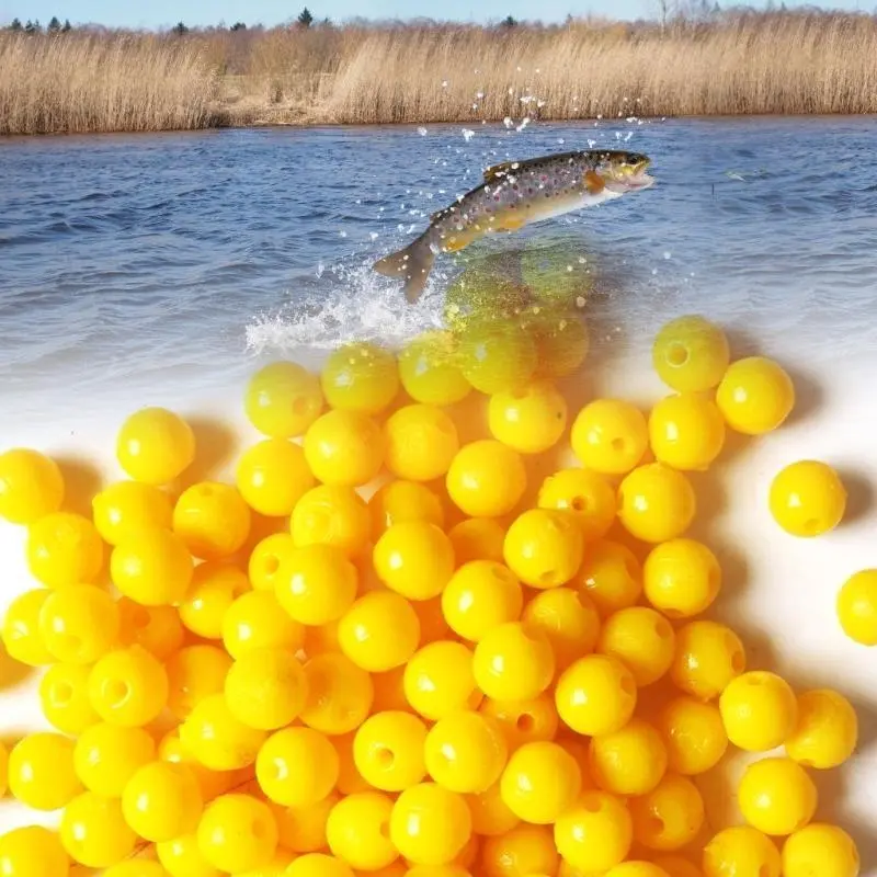 Bottled Simulation Corn Baits Floating Ball Baits Corn Flavor Fishing Float Beads 8mm/10mm/14mm Silicone Fishing Lures