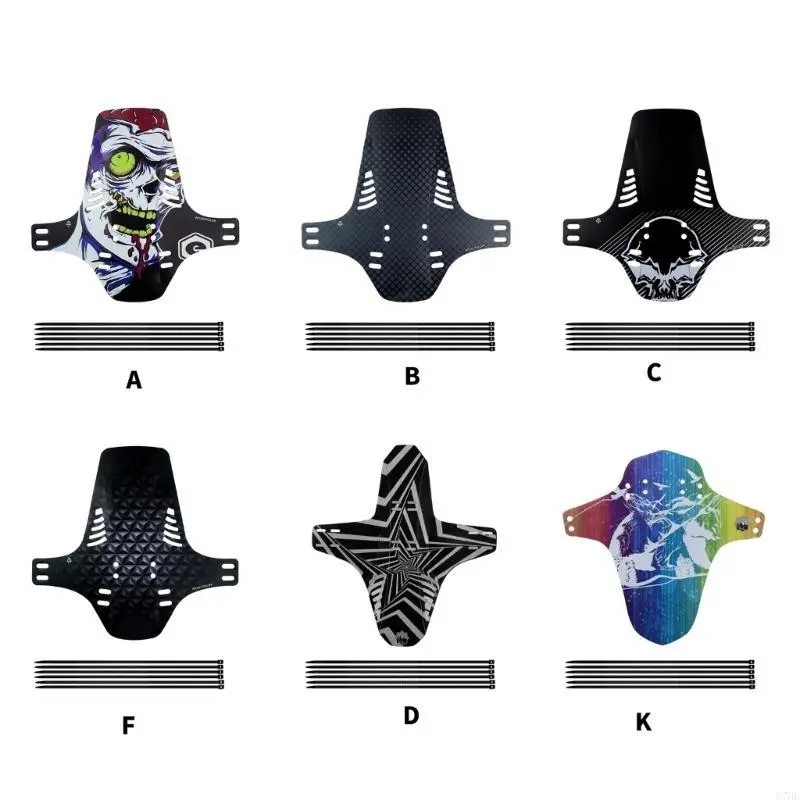 2pcs Mountain Bike Mudguards Cycling Splashes Mud Guards Durability Mudguards