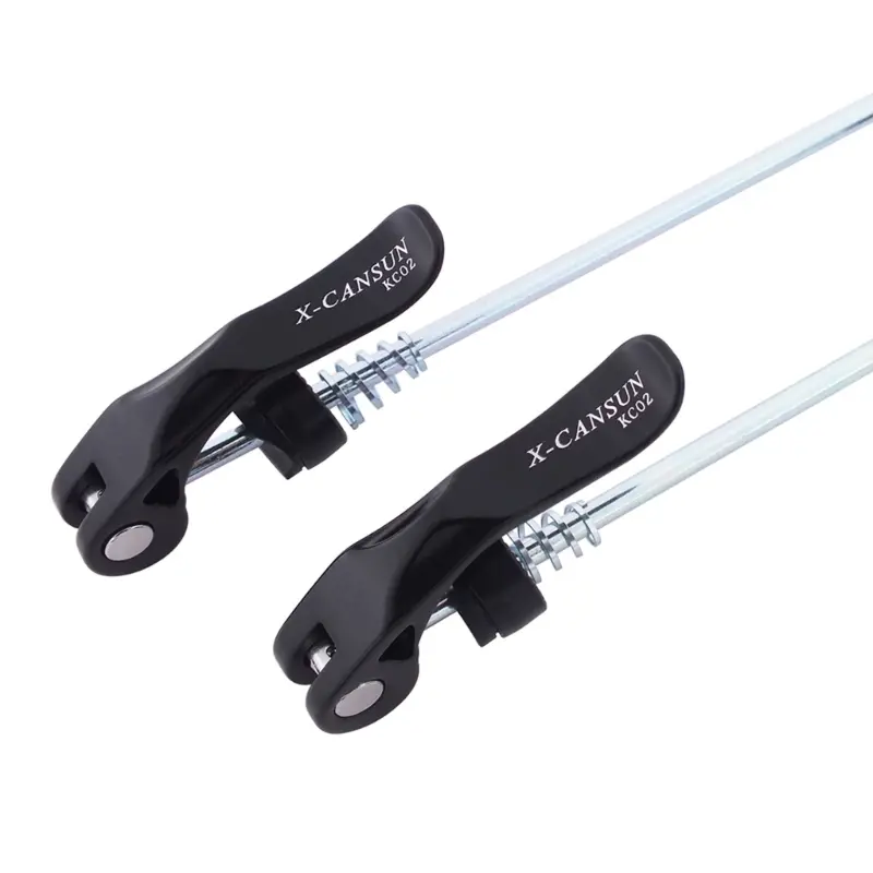 1 Pair Bicycle Hub Quick Release Lever MTB Road Bicycle Steel Skewers Front Wheel 140mm Rear 180mm For Mountain Bike Folding
