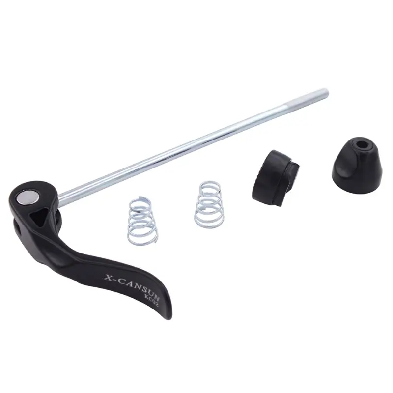 1 Pair Bicycle Hub Quick Release Lever MTB Road Bicycle Steel Skewers Front Wheel 140mm Rear 180mm For Mountain Bike Folding
