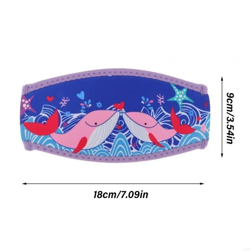 Neoprene Mask Strap Cover Swimming Dive and Snorkel Mask Strap Comfortable NonSlip Hair Protector Wrap Easy to Use