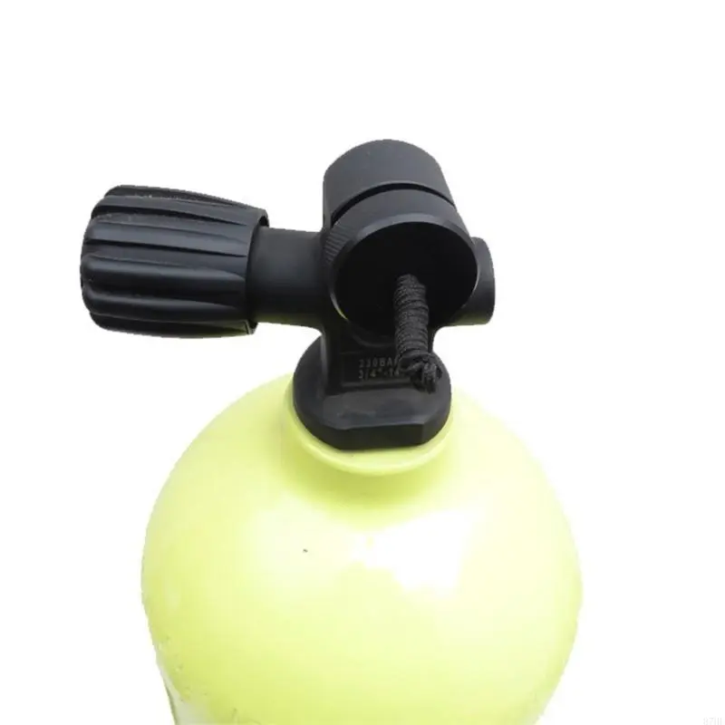 Dive Cover with Cord Scubas Diving Valves Threaded Cover End Dust Plug Protector Cover Easy to Use