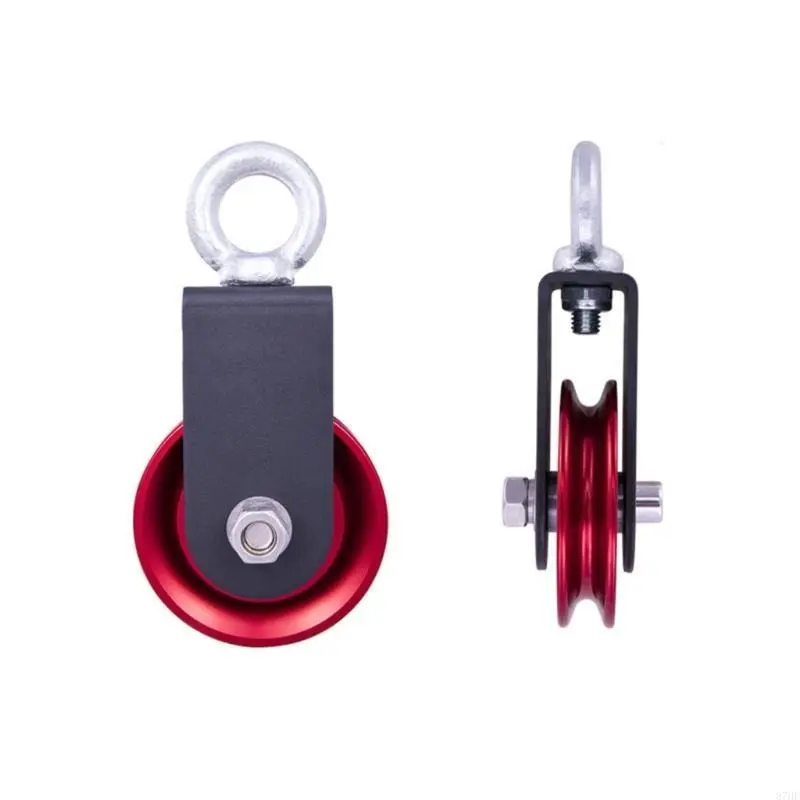 Gym Fitness Pulley Equipment Cable Machine Wearproof Spare Part Gym Pulley Wheel, Round Bearing Pulley Wheel Replacement