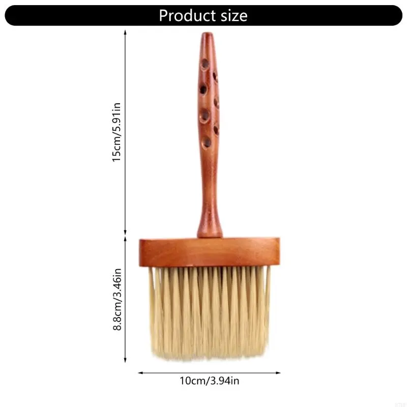 Wooden Handled String Cleaner Handle Tools Guzheng Musical Violin Cleaning Brush