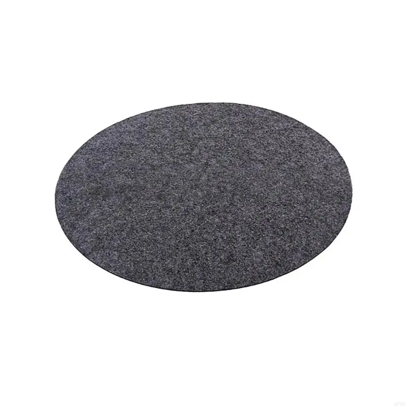 Anti Vibration Turntable Slipmat Record Player Mat Durability Wool Turntable Mat