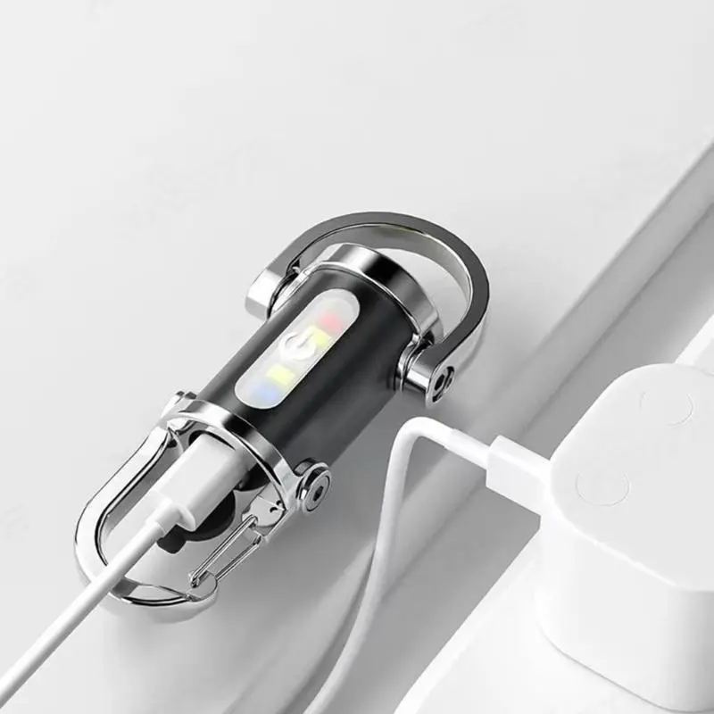 Durability Small Keychains Light Portables Bright Keychains Pocket Clip Lamp