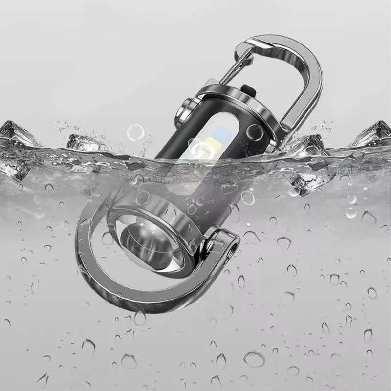 Durability Small Keychains Light Portables Bright Keychains Pocket Clip Lamp