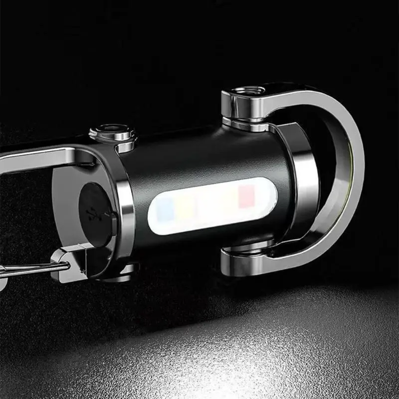 Durability Small Keychains Light Portables Bright Keychains Pocket Clip Lamp
