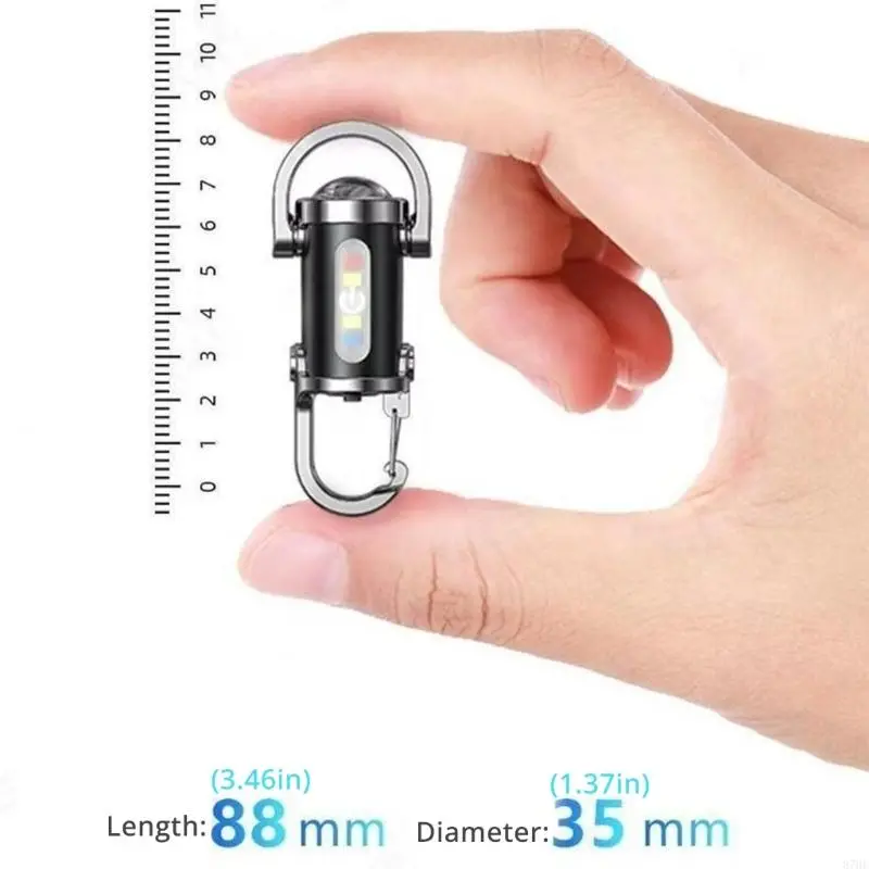 Durability Small Keychains Light Portables Bright Keychains Pocket Clip Lamp
