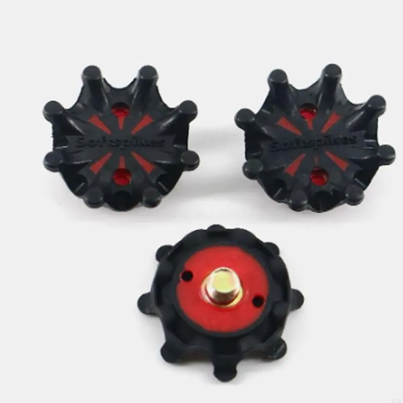 14Pcs Golf Shoes Spikes Cleats Nonslip Golf Spikes Pin Replacement Studs Fast Twists Turn Screw Studs Easy to Install