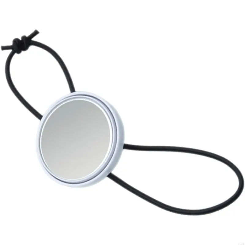Quickly Release Adjustable Diving Rearview Mirror Featuring Lanyard Rope for Professional Diver