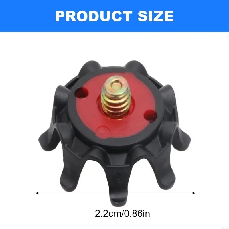 14Pcs Golf Shoes Spikes Cleats Nonslip Golf Spikes Pin Replacement Studs Fast Twists Turn Screw Studs Easy to Install