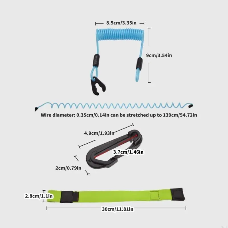 Universals Jet Key Rope Floating Wrist Lanyard Key Rope Reminder Rope for Water Sports Enthusiasts and Boaters