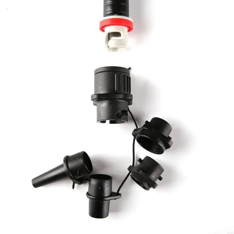 4 in 1 Inflatable Boat Air Adapter Nozzles Board Canoe Accessories