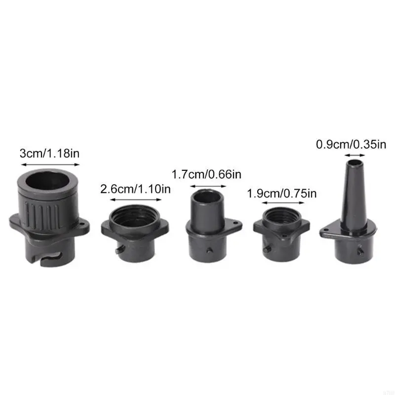 4 in 1 Inflatable Boat Air Adapter Nozzles Board Canoe Accessories