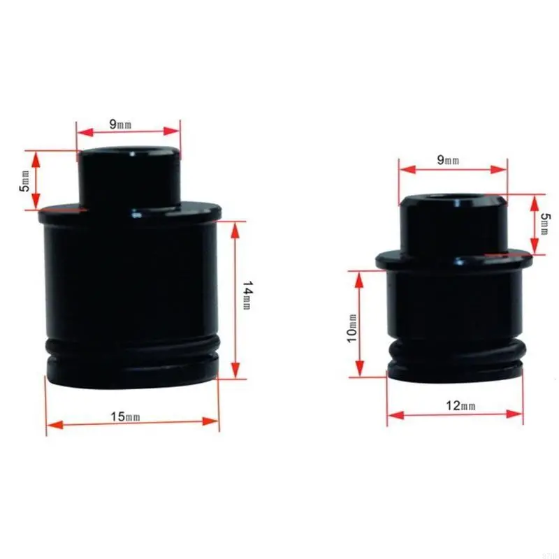 MTB Bike Thru 12 / 15mm to 9mm, for Quick Release, Conversion Adapter for Qr Fork, Fit for Mavic Dtsw Standby