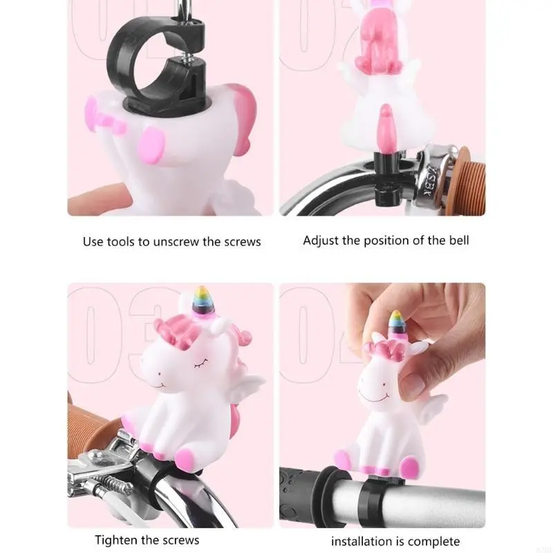 Cartoon Squeeze Horn Kids Bike for Cycling Scooters Easy to Install