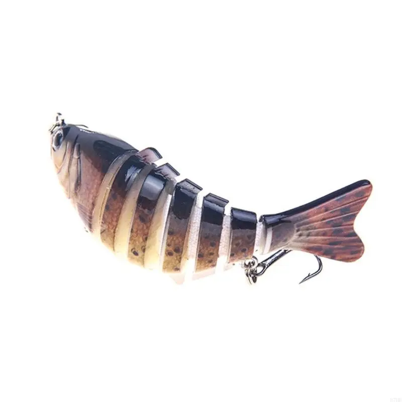 Swimming Lures with Treble Hook for Trout Multi Jointed Swimbait