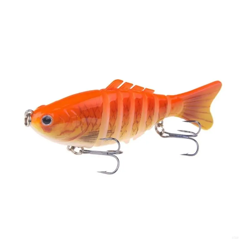 Swimming Lures with Treble Hook for Trout Multi Jointed Swimbait