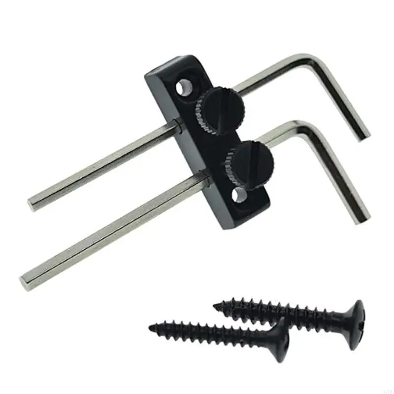 Guitar Bass Key Wrench Holder Guitar Headstock Mounted Key Hexagonal Wrench