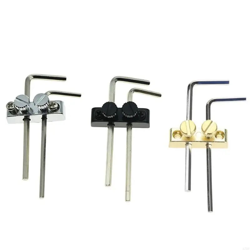 Guitar Bass Key Wrench Holder Guitar Headstock Mounted Key Hexagonal Wrench