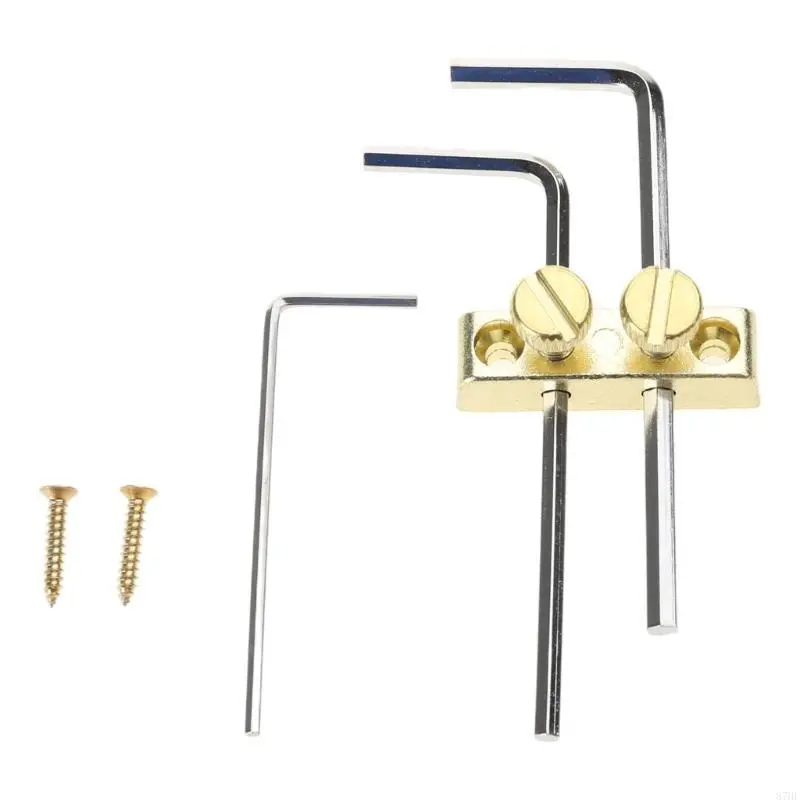 Guitar Bass Key Wrench Holder Guitar Headstock Mounted Key Hexagonal Wrench