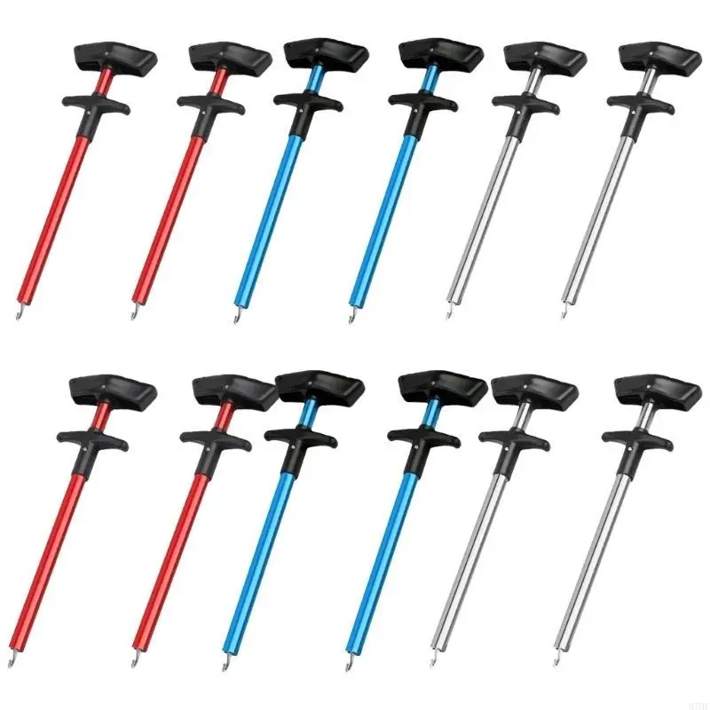 2pcs Aluminum Extractor Fishing Gear Squeeze Out Fish Hook Remover Tool