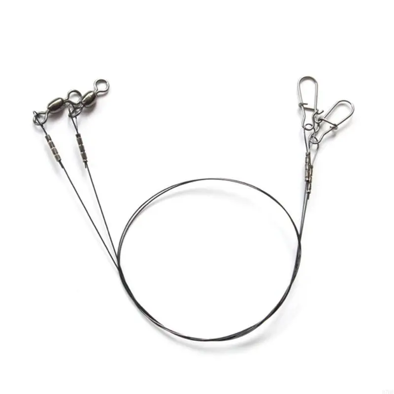2Pcs Wire Leader Line Fishing Line Wire Heavy Duty Fishing Leaders with Fishing Leader Fishing Accessorie