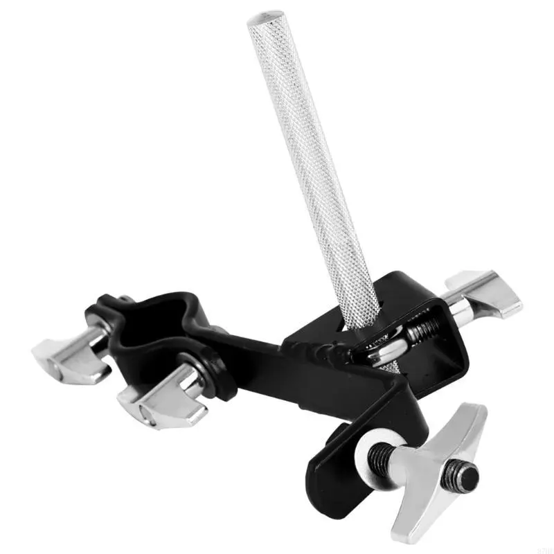 Metal Cowbell Holder Clamp Drum Tambourine Support Clip Adjustable Cowbell MountIng Bracket Clamp Easy to Install