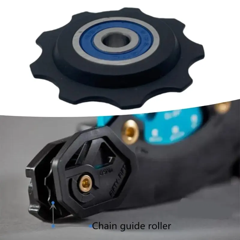 Road Bike Drivetrain Guide Roller Small Guide Wheel Replacement Easy to Install