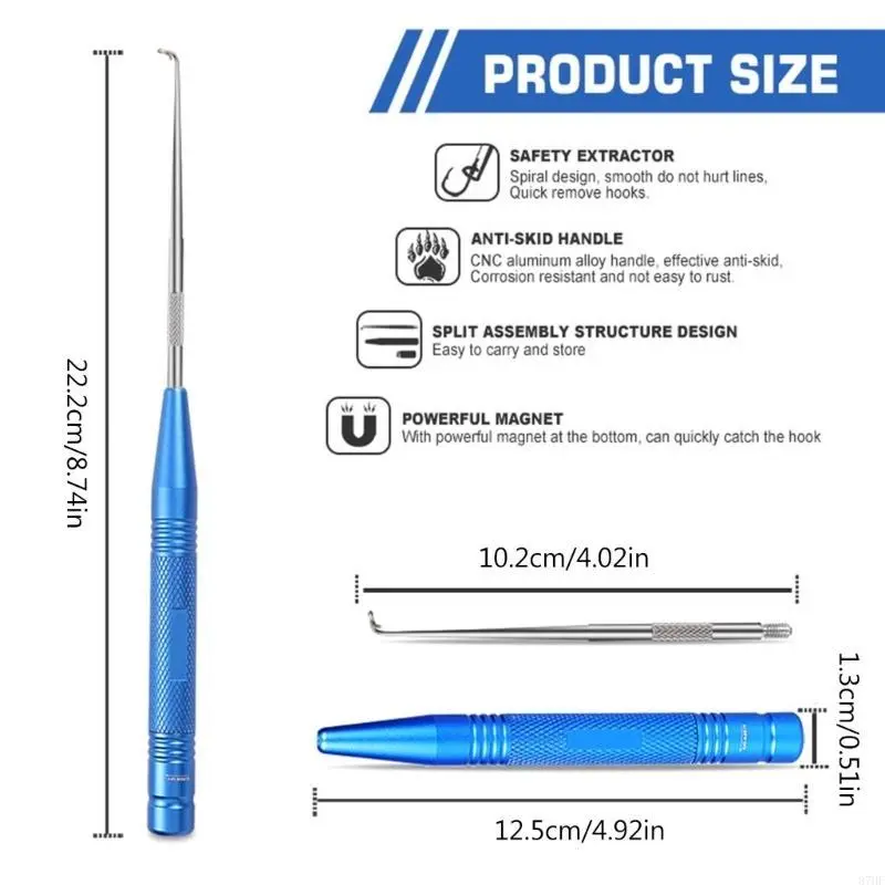 Fishing Hook Remover Fish Hook Disconnect Device Detachable Fishing Hook Extractor Fish Hook Quick Remove Tool