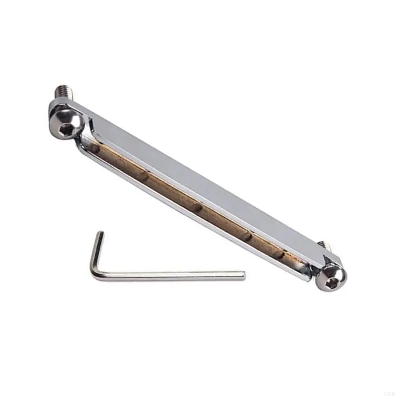 Metal Risers Saddles Adjustable Guitar Bridge Saddles Tools Metal Adjustable Parts For Acoustic Folk Guitar Accessory