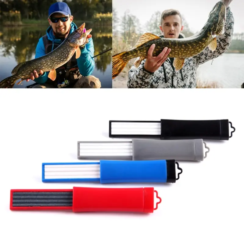 Portable Outdoor Multiple Groove Fishing Hook Sharpening Hone New Fishing Grinding Hook Sharpener Tool Fish Accessories